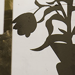 Flower Vinyl Window